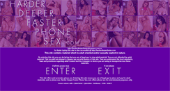 Desktop Screenshot of harderdeeperfasterphonesex.com
